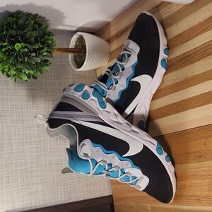 nike react element 55 black aqua
